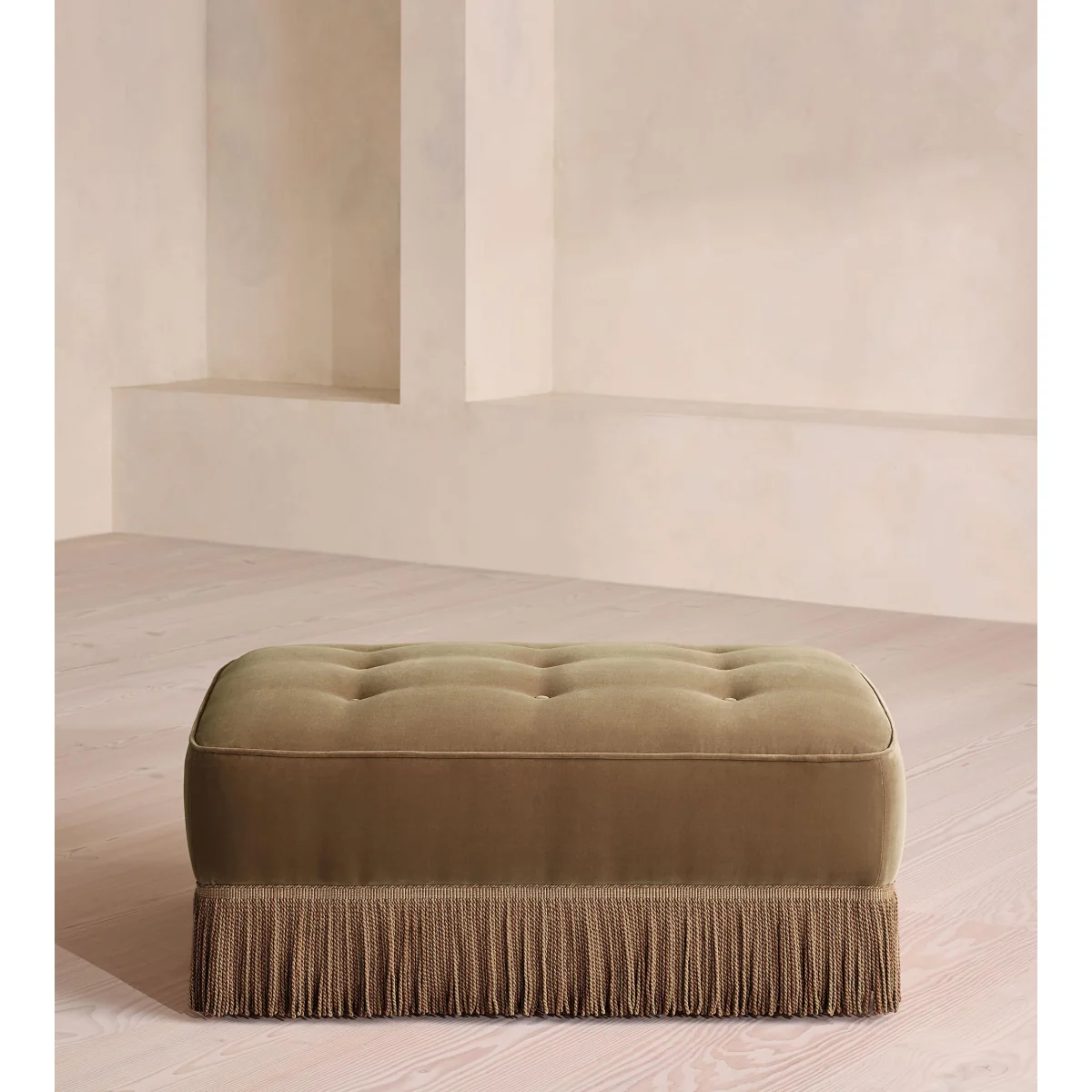 Elowen Ottoman, Velvet, Truffle, UK – image 3