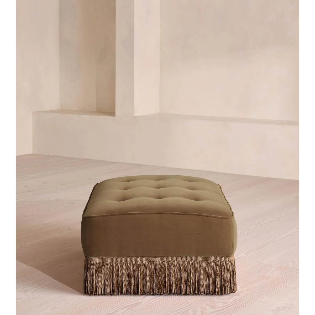 Elowen Ottoman, Velvet, Truffle, UK – image 4
