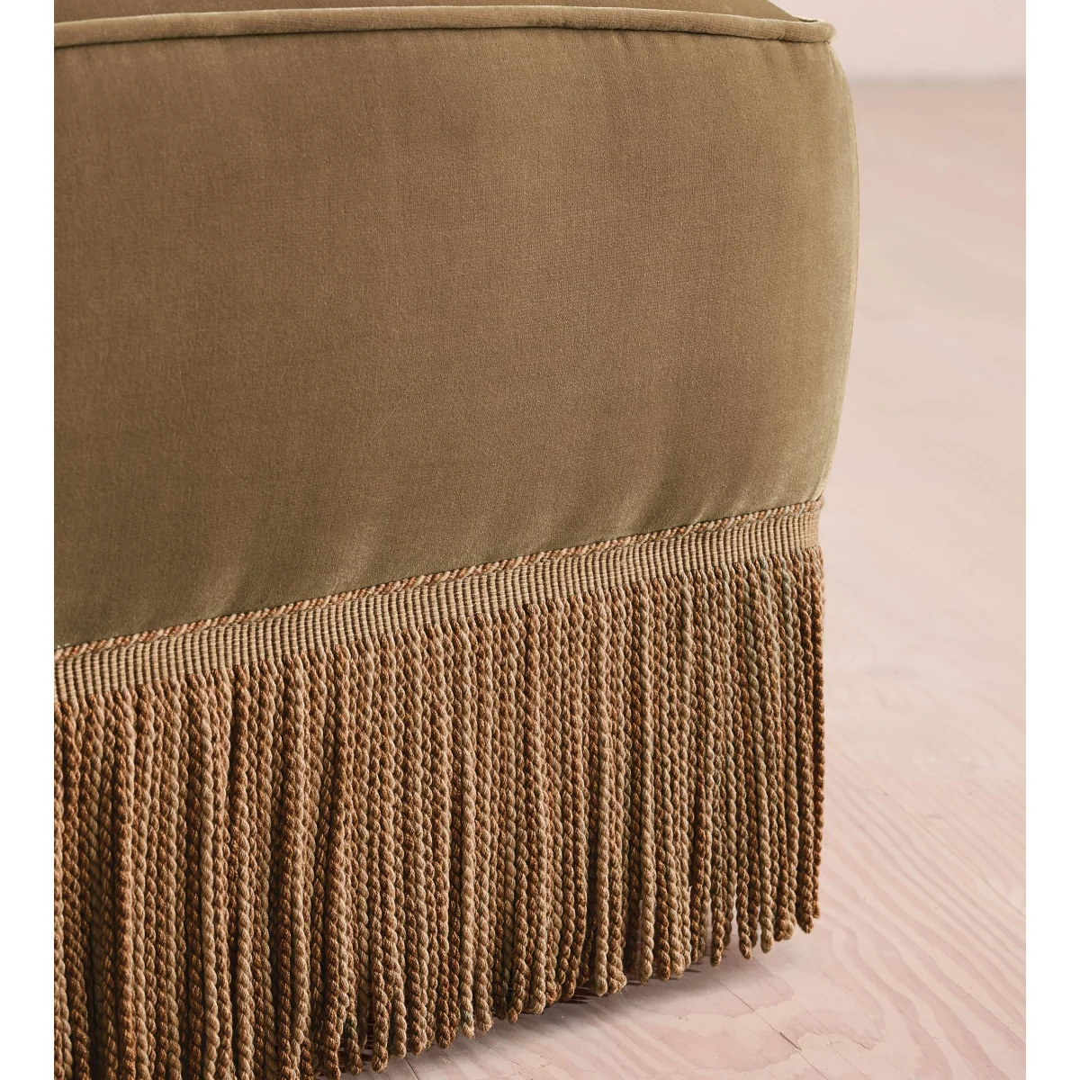 Elowen Ottoman, Velvet, Truffle, UK – image 6