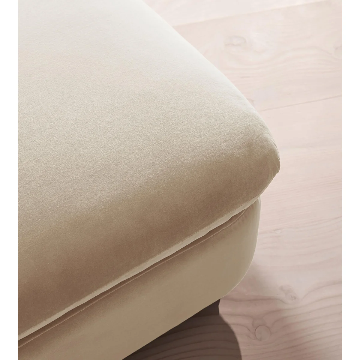 Rava Ottoman, Velvet, Oyster, UK – image 5