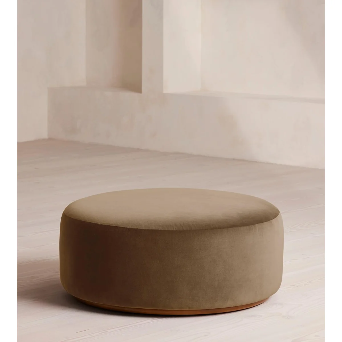 Aline Ottoman, Velvet, Truffle, UK – image 2