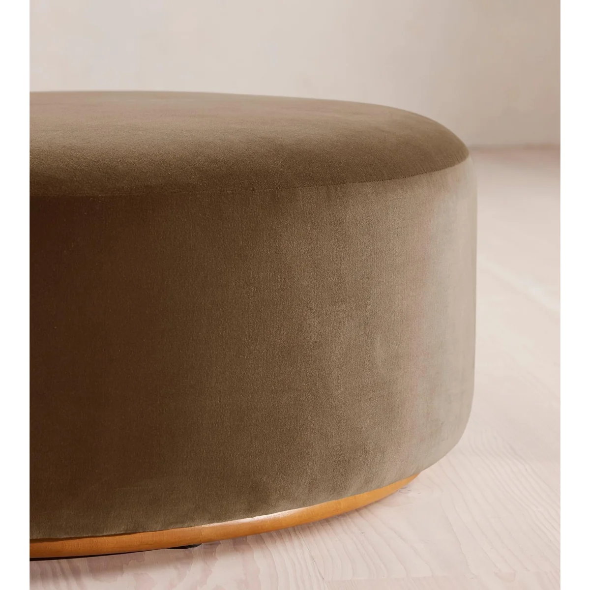Aline Ottoman, Velvet, Truffle, UK – image 4