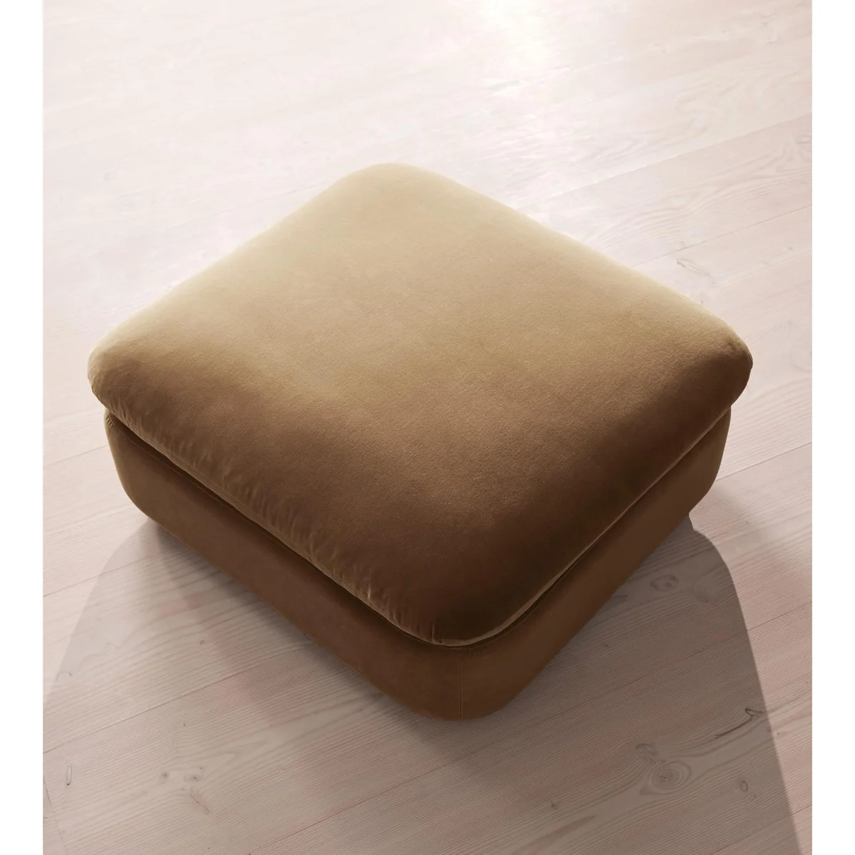 Rava Ottoman, Velvet, Truffle, UK – image 4