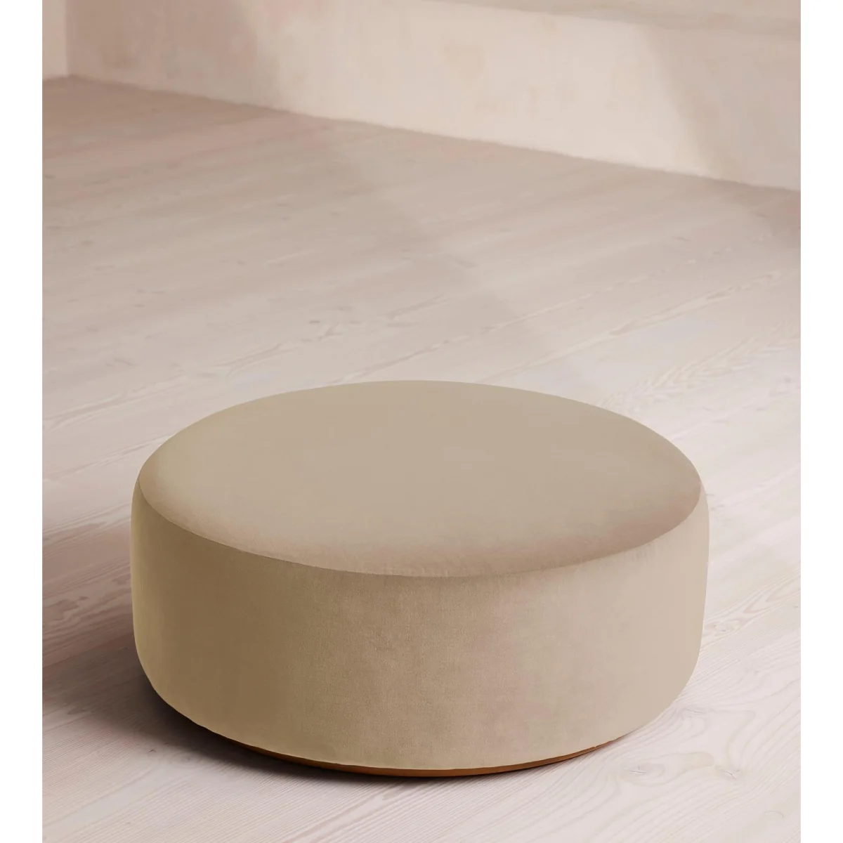 Aline Ottoman, Velvet, Oyster, UK – image 3