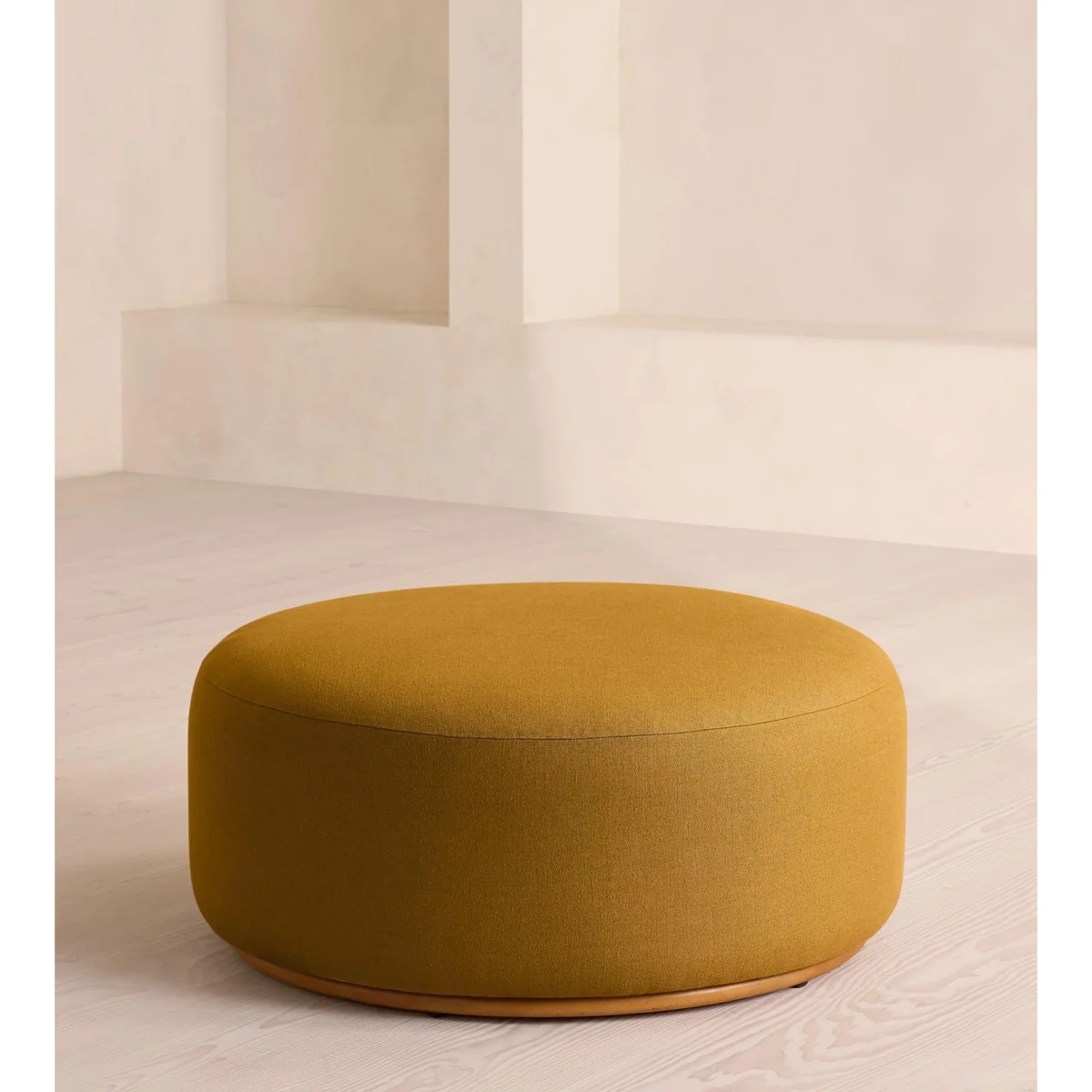 Aline Ottoman, Linen, Turmeric, UK – image 2