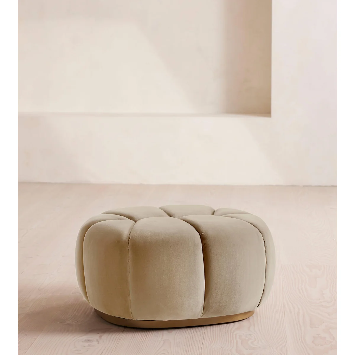 Garret Footstool, Velvet Oyster, UK – image 2