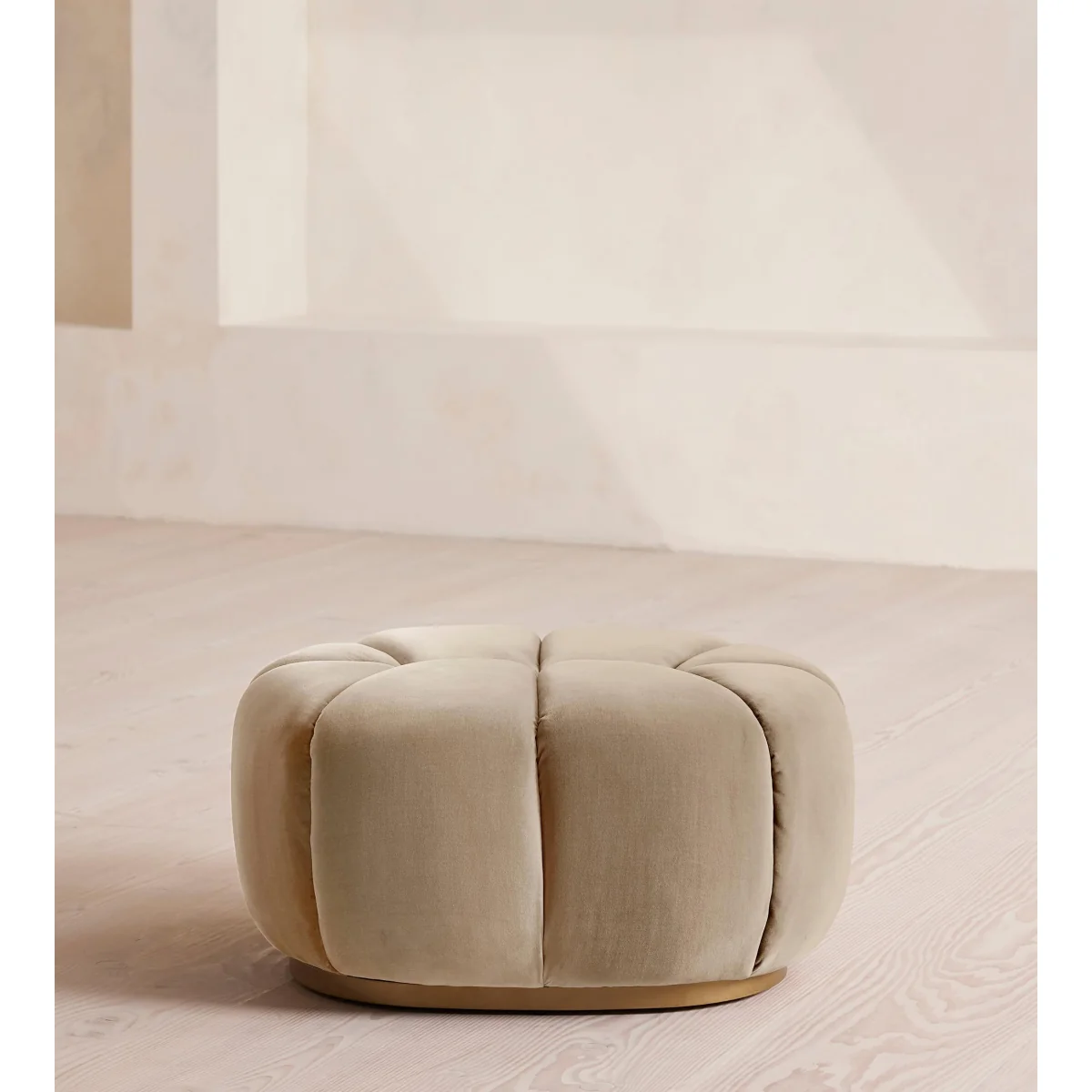 Garret Footstool, Velvet Oyster, UK – image 3