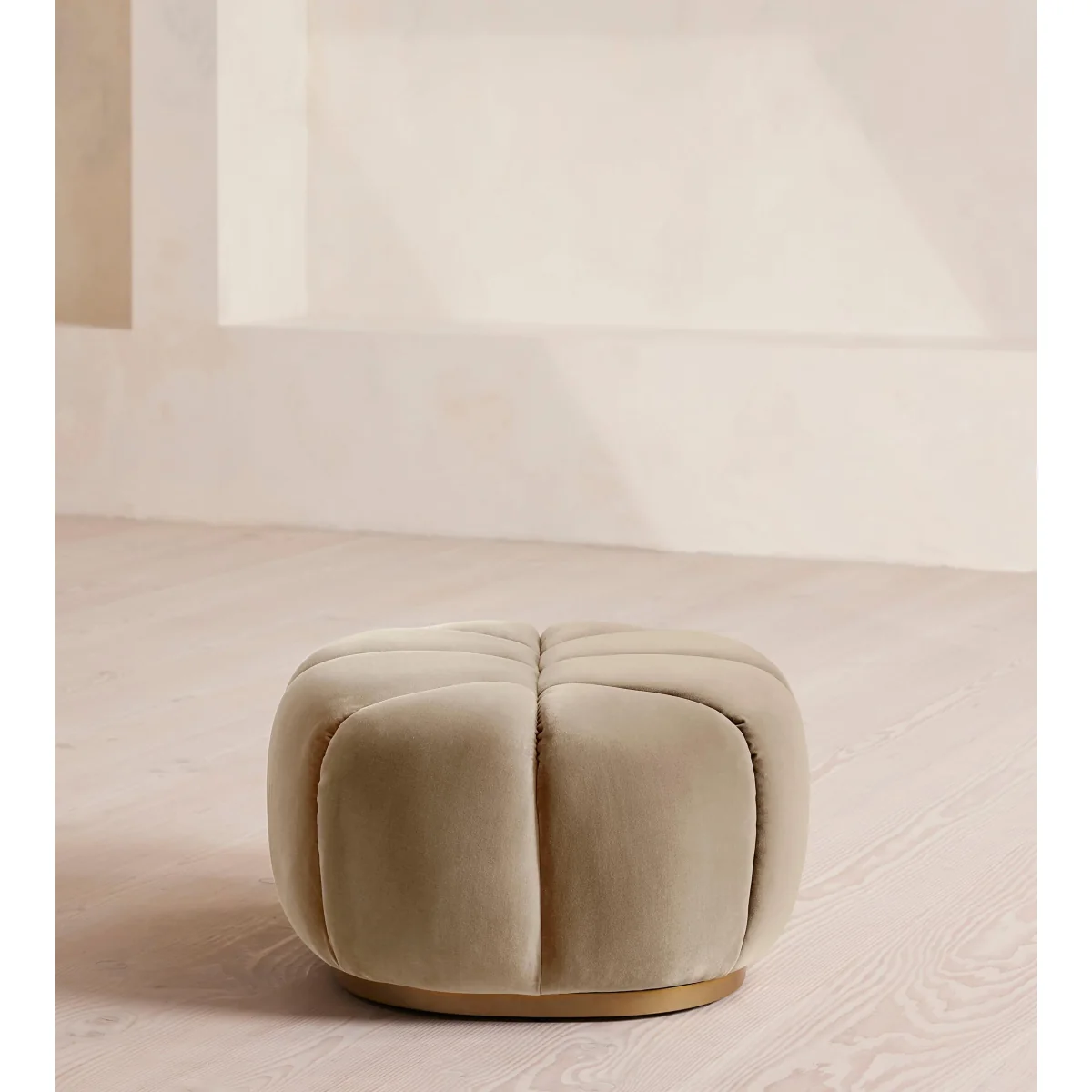 Garret Footstool, Velvet Oyster, UK – image 4