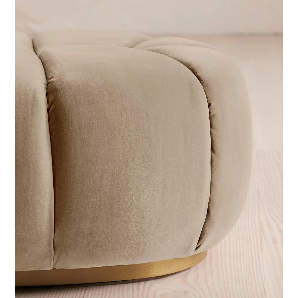 Garret Footstool, Velvet Oyster, UK – image 5