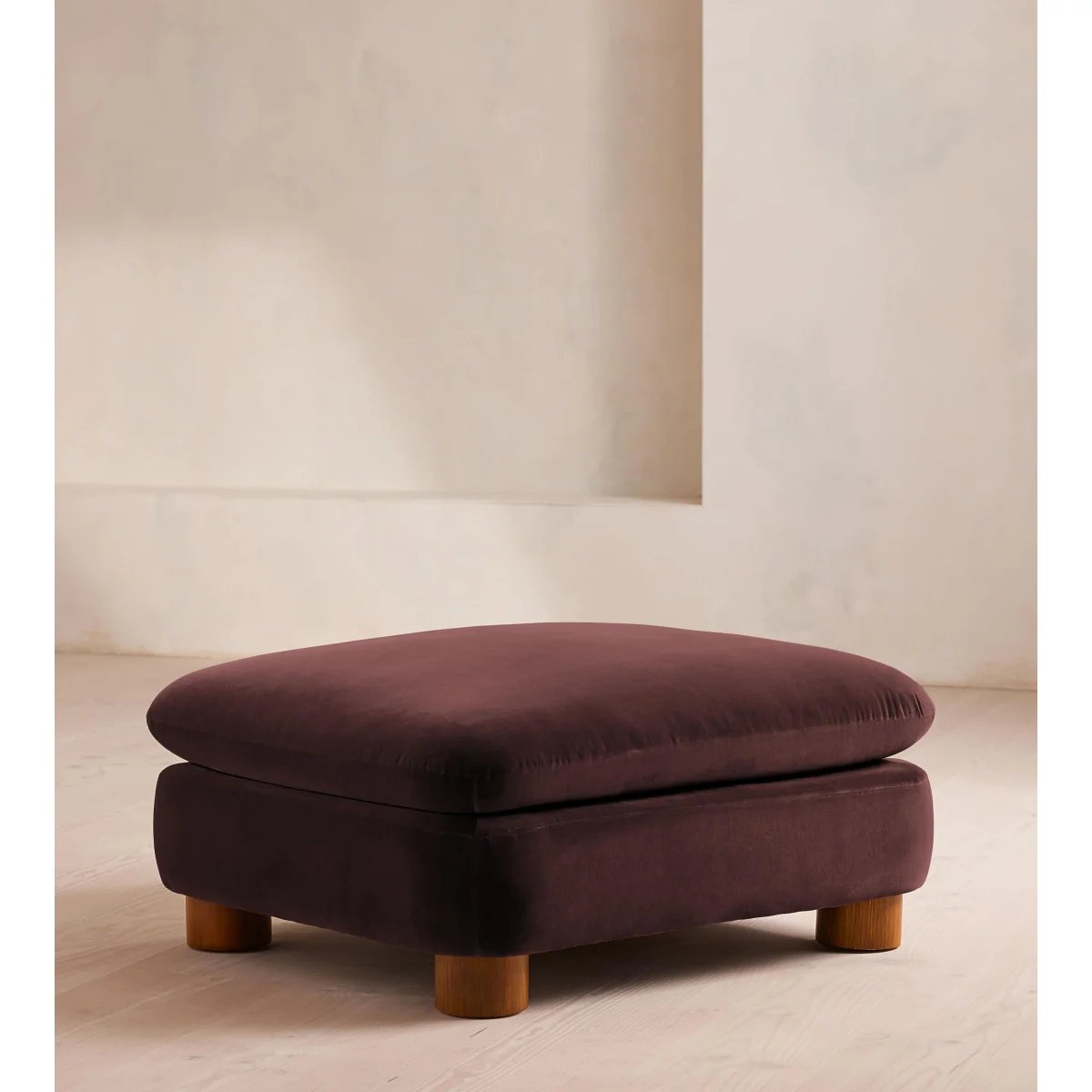 Vivienne Ottoman, Velvet, Aubergine, UK – image 2