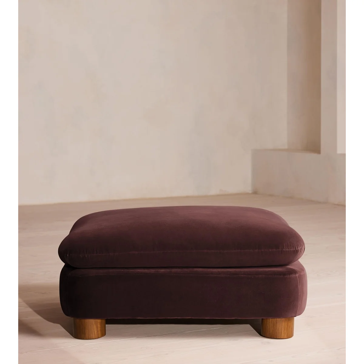 Vivienne Ottoman, Velvet, Aubergine, UK – image 3