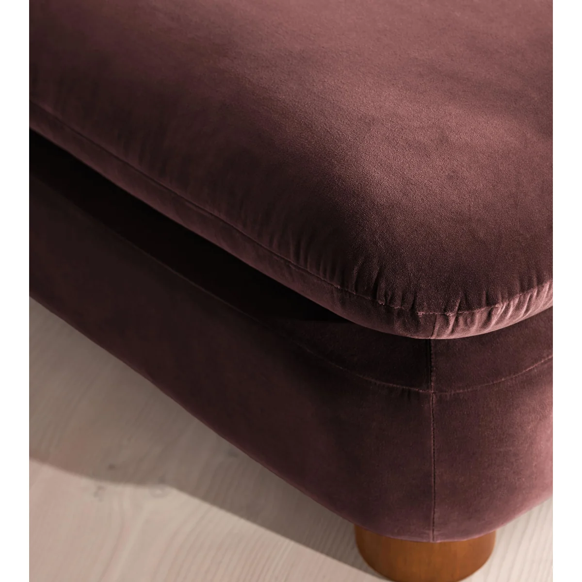 Vivienne Ottoman, Velvet, Aubergine, UK – image 4