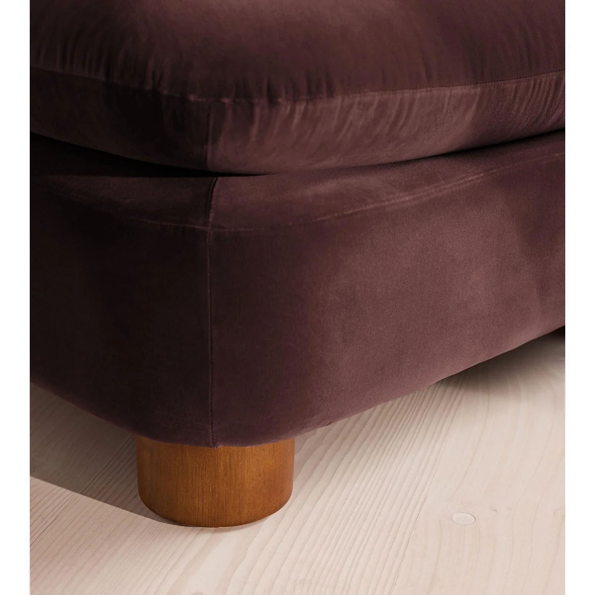 Vivienne Ottoman, Velvet, Aubergine, UK – image 5