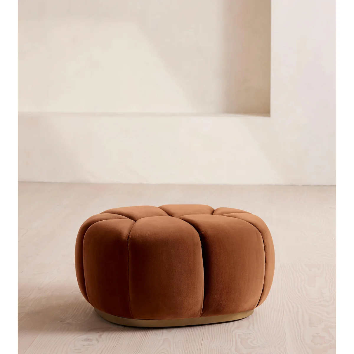 Garret Footstool, Velvet Cinnamon, UK – image 2