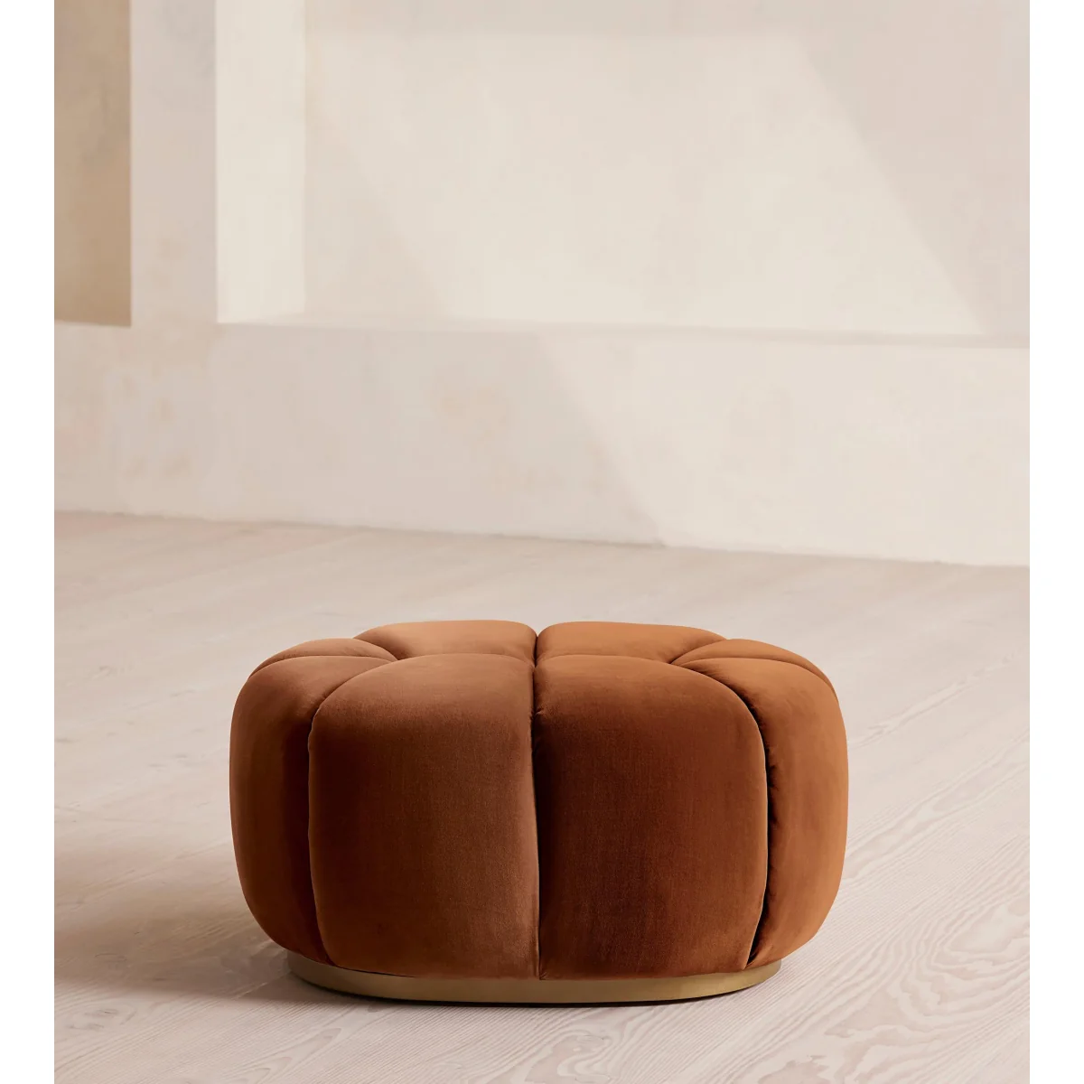 Garret Footstool, Velvet Cinnamon, UK – image 3