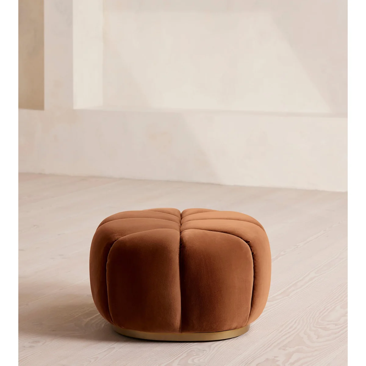 Garret Footstool, Velvet Cinnamon, UK – image 4