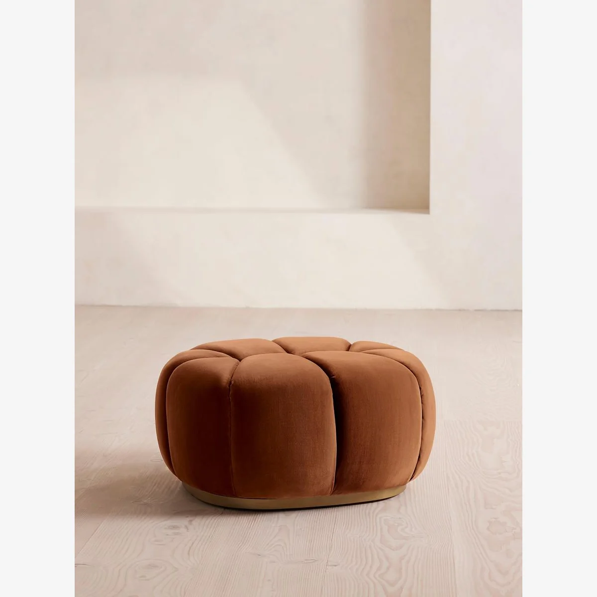 Garret Footstool, Velvet Cinnamon, UK – image 1