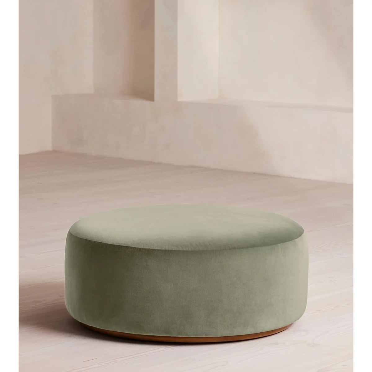 Aline Ottoman, Velvet, Seafoam, UK – image 2
