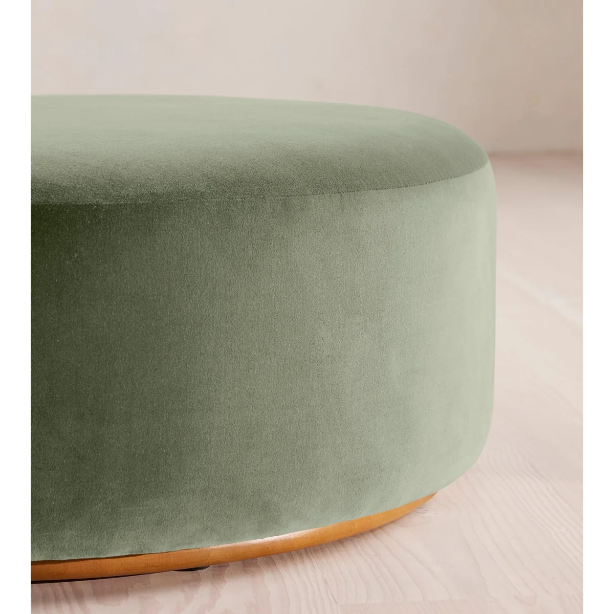 Aline Ottoman, Velvet, Seafoam, UK – image 4