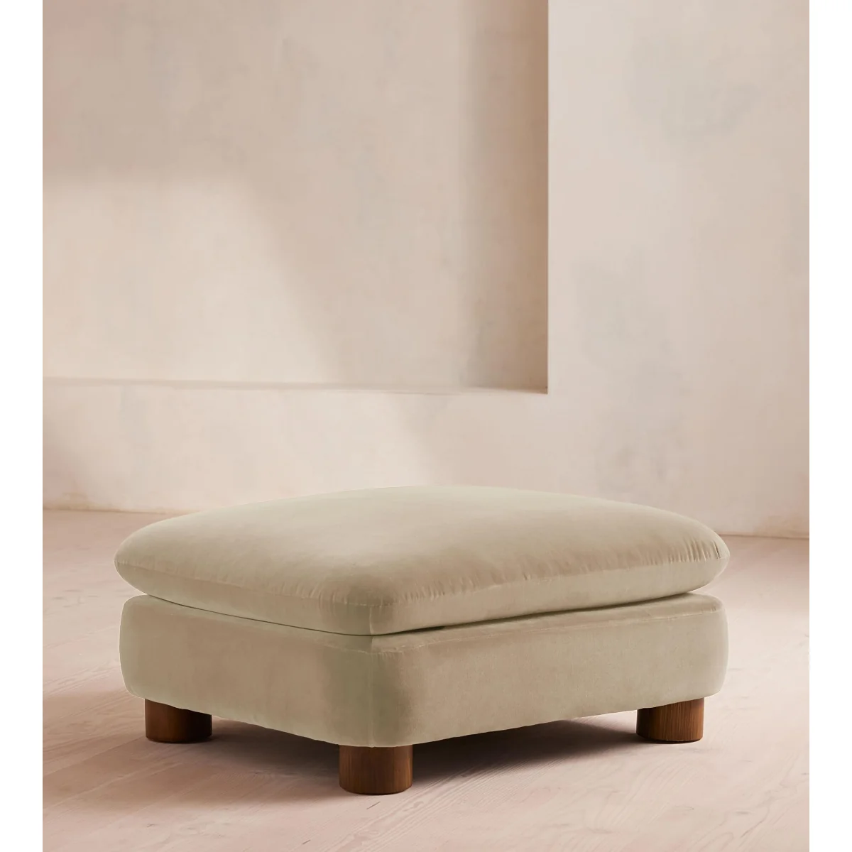 Vivienne Ottoman, Velvet, Oyster, UK – image 2