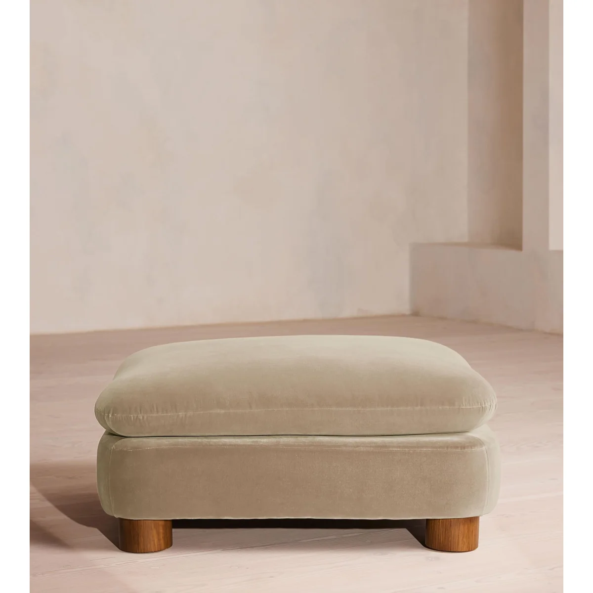 Vivienne Ottoman, Velvet, Oyster, UK – image 3