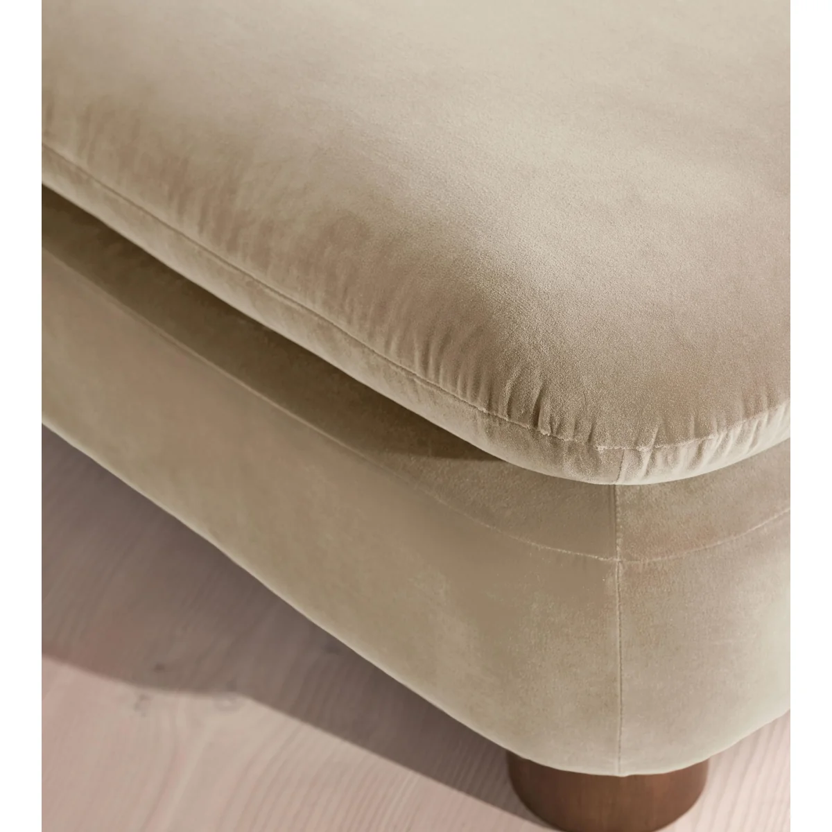 Vivienne Ottoman, Velvet, Oyster, UK – image 4