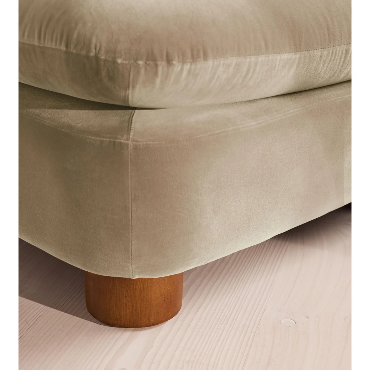 Vivienne Ottoman, Velvet, Oyster, UK – image 5