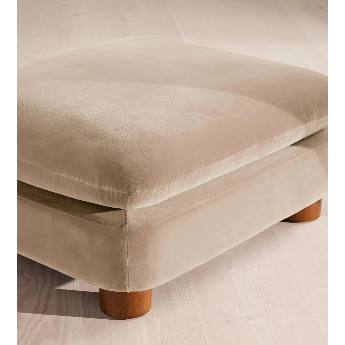 Vivienne Ottoman, Velvet, Oyster, UK – image 6