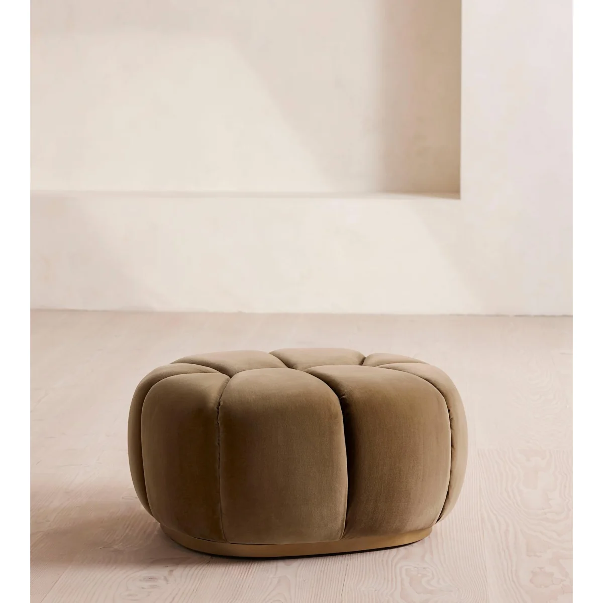 Garret Footstool, Velvet Truffle, UK – image 2