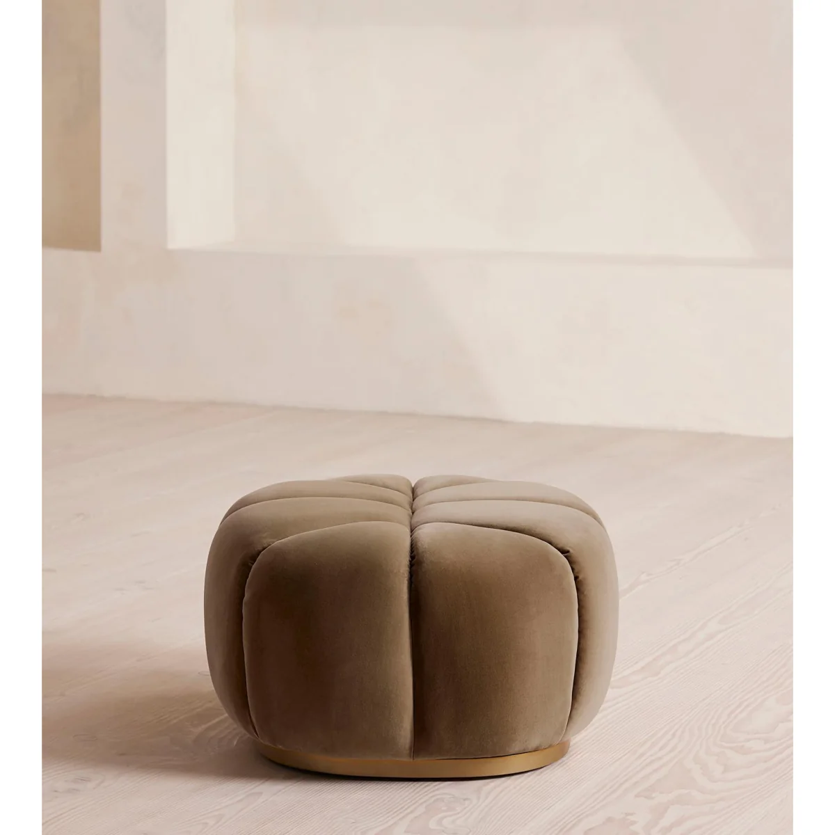 Garret Footstool, Velvet Truffle, UK – image 4