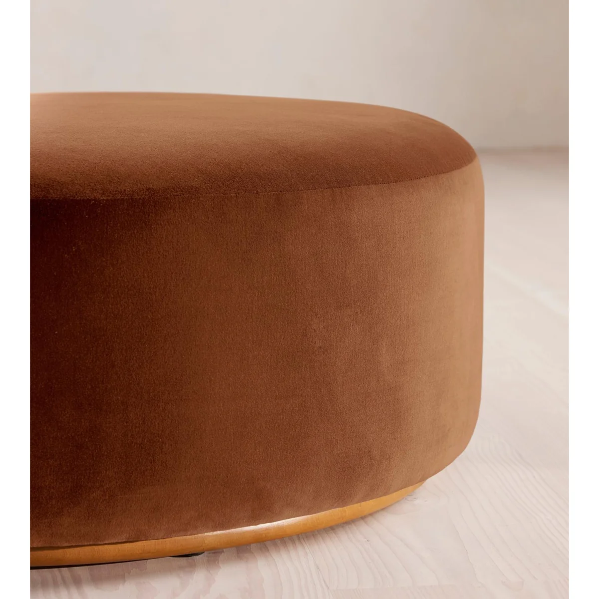 Aline Ottoman, Velvet, Cinnamon, UK – image 4