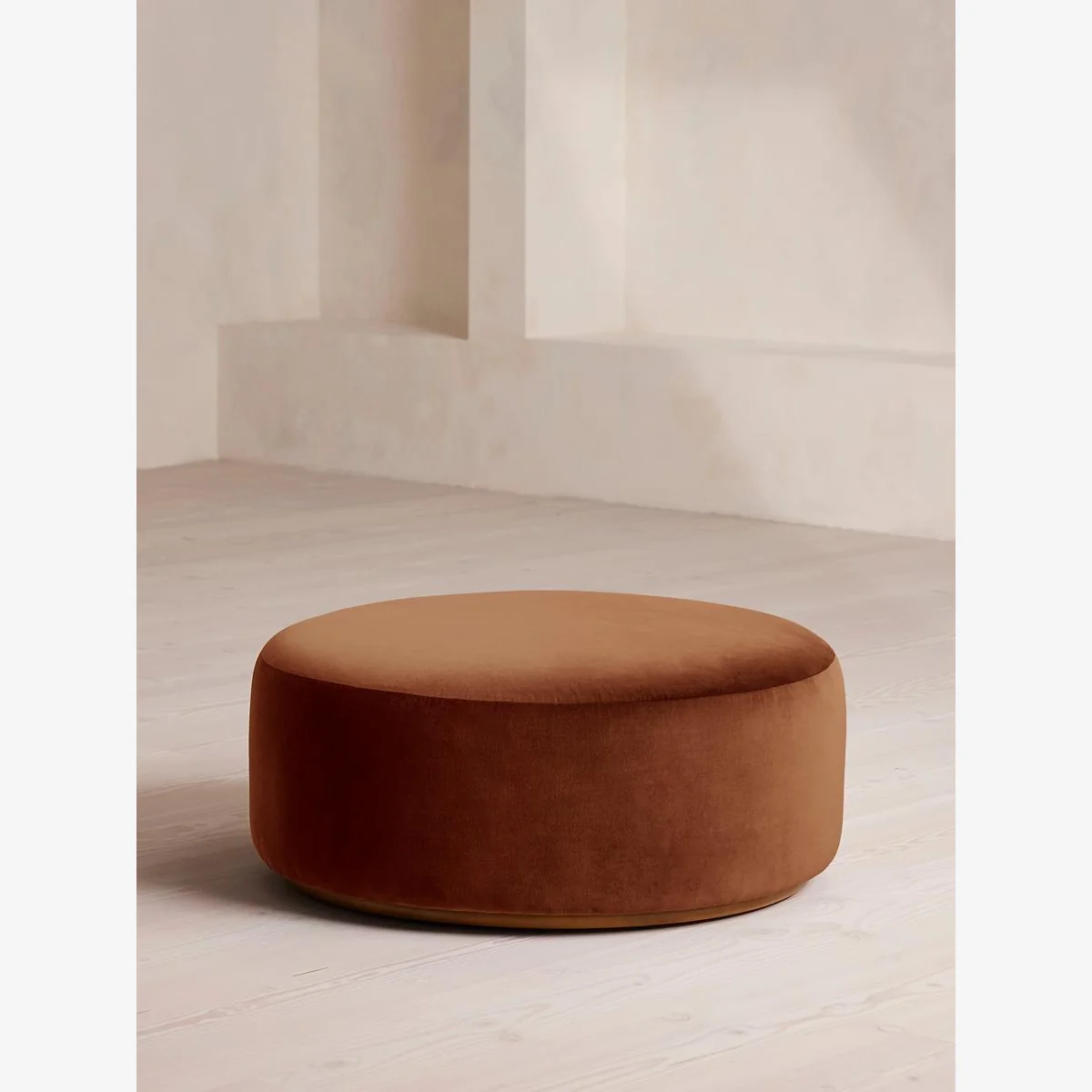 Aline Ottoman, Velvet, Cinnamon, UK – image 1
