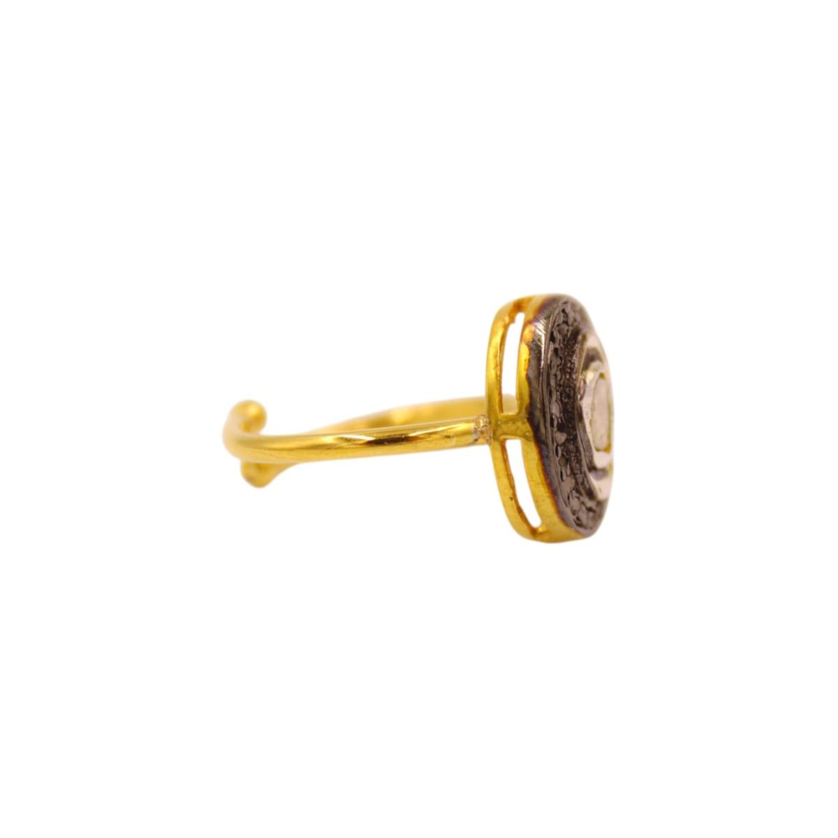 Women's Gold Ottoman Diamond Ring | 1610Istanbul – image 2