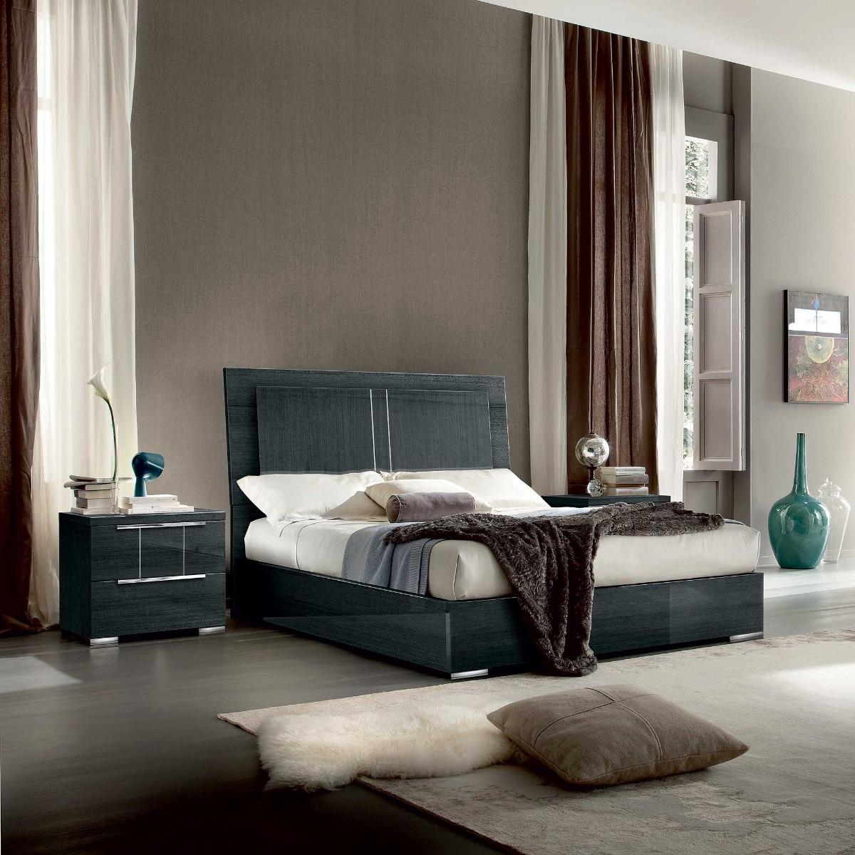 Versilia 5Ft King Bed With Lights Ortho Spring Slats, Grey | Barker & Stonehouse – image 2