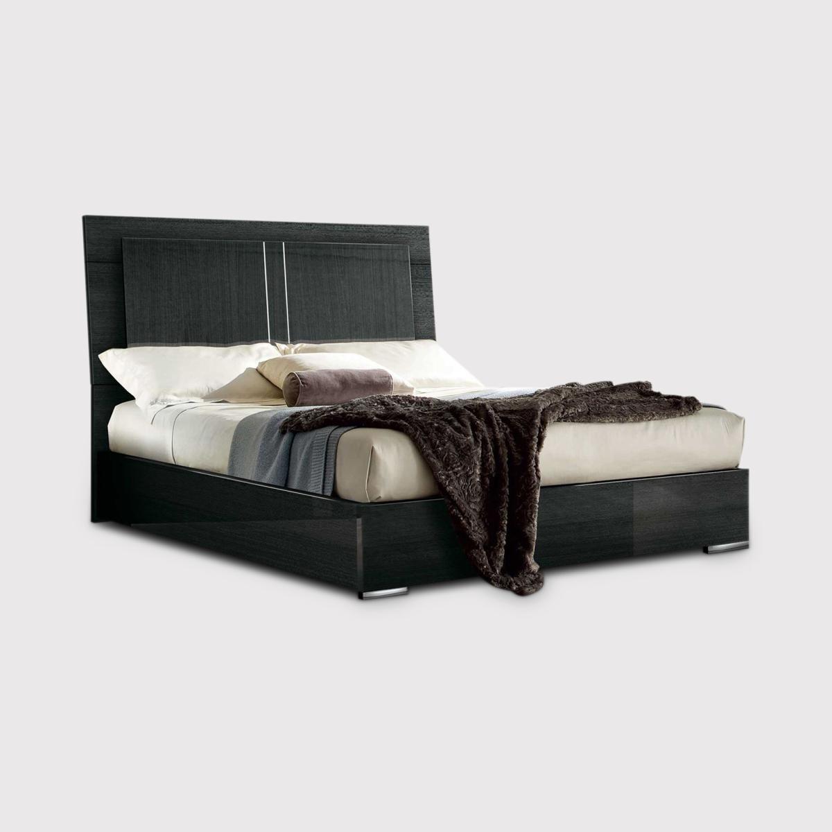 Versilia 5Ft King Bed With Lights Ortho Spring Slats, Grey | Barker & Stonehouse – image 1
