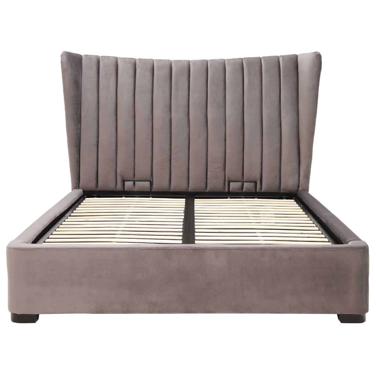 Cordette 150cm Bed With Lift Up, Grey | King | Barker & Stonehouse – image 2