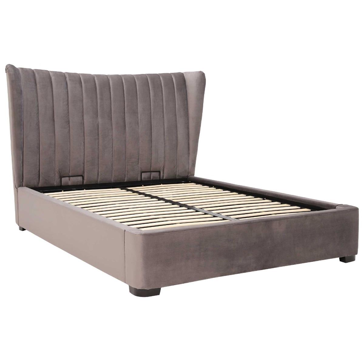 Cordette 150cm Bed With Lift Up, Grey | King | Barker & Stonehouse – image 4