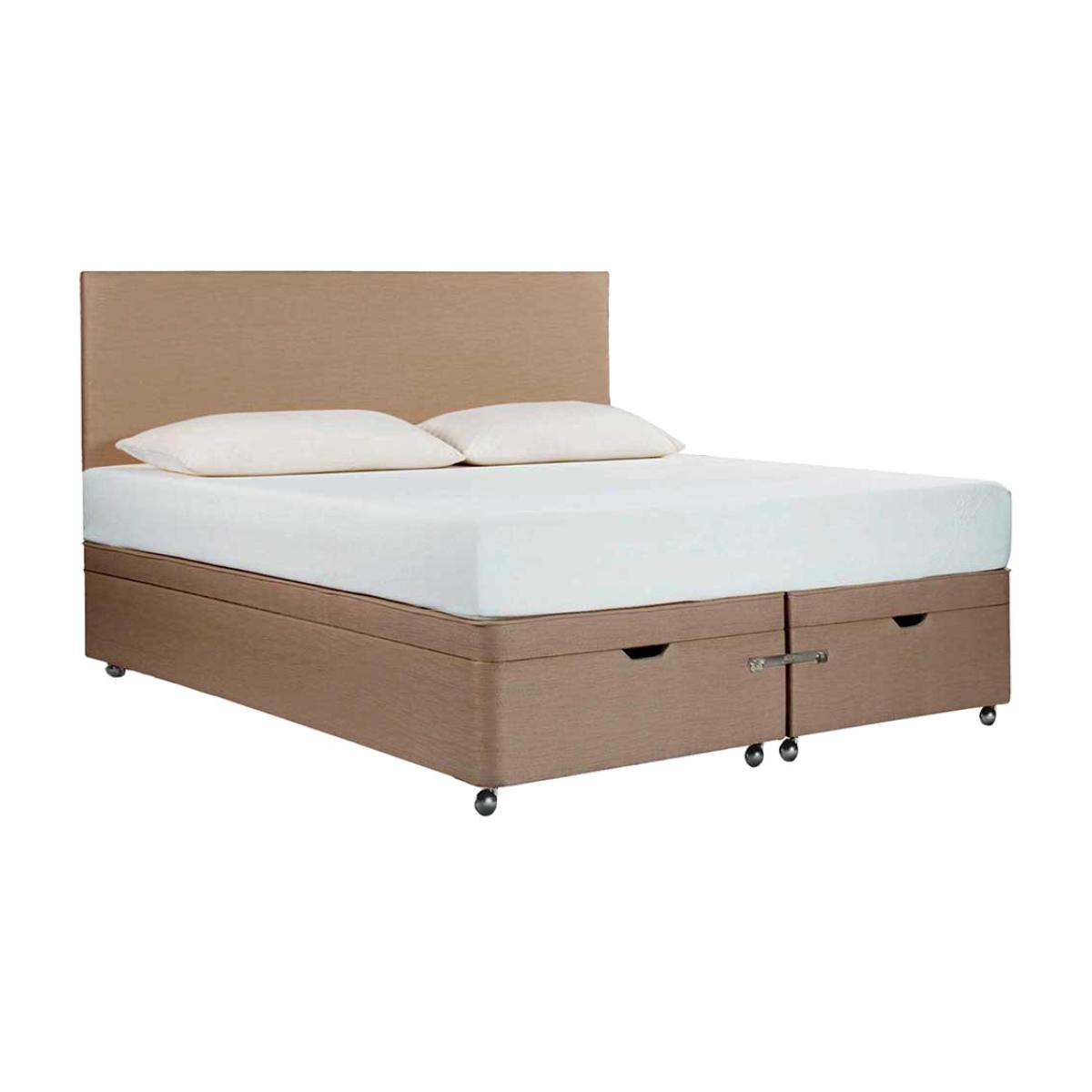 Tempur Ardennes Ottoman 150x200cm Caramel Bed, Brown | King | Barker & Stonehouse – image 1
