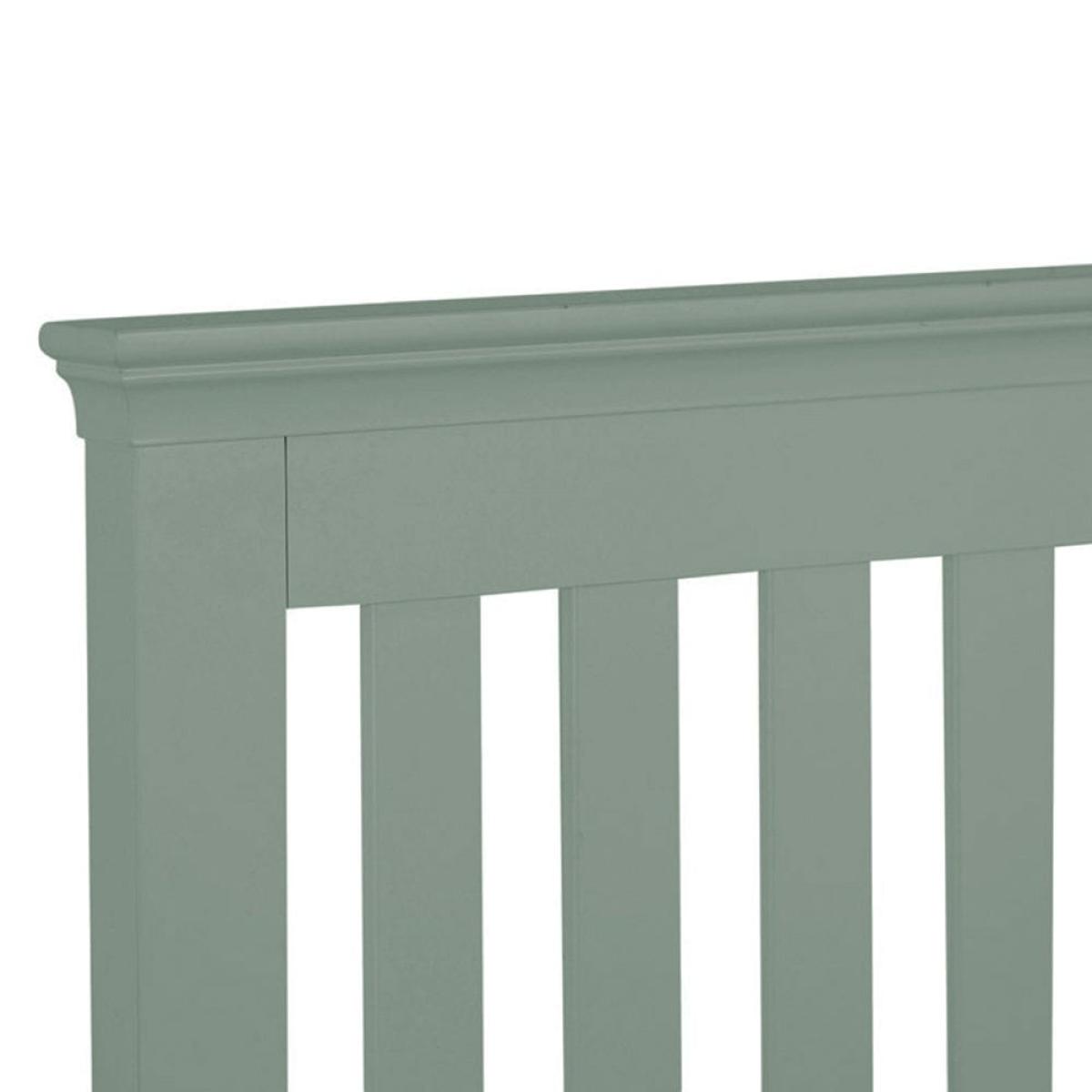 Florence Sage Green Painted King Size Bed Frame Low Panelled Footboard – image 6