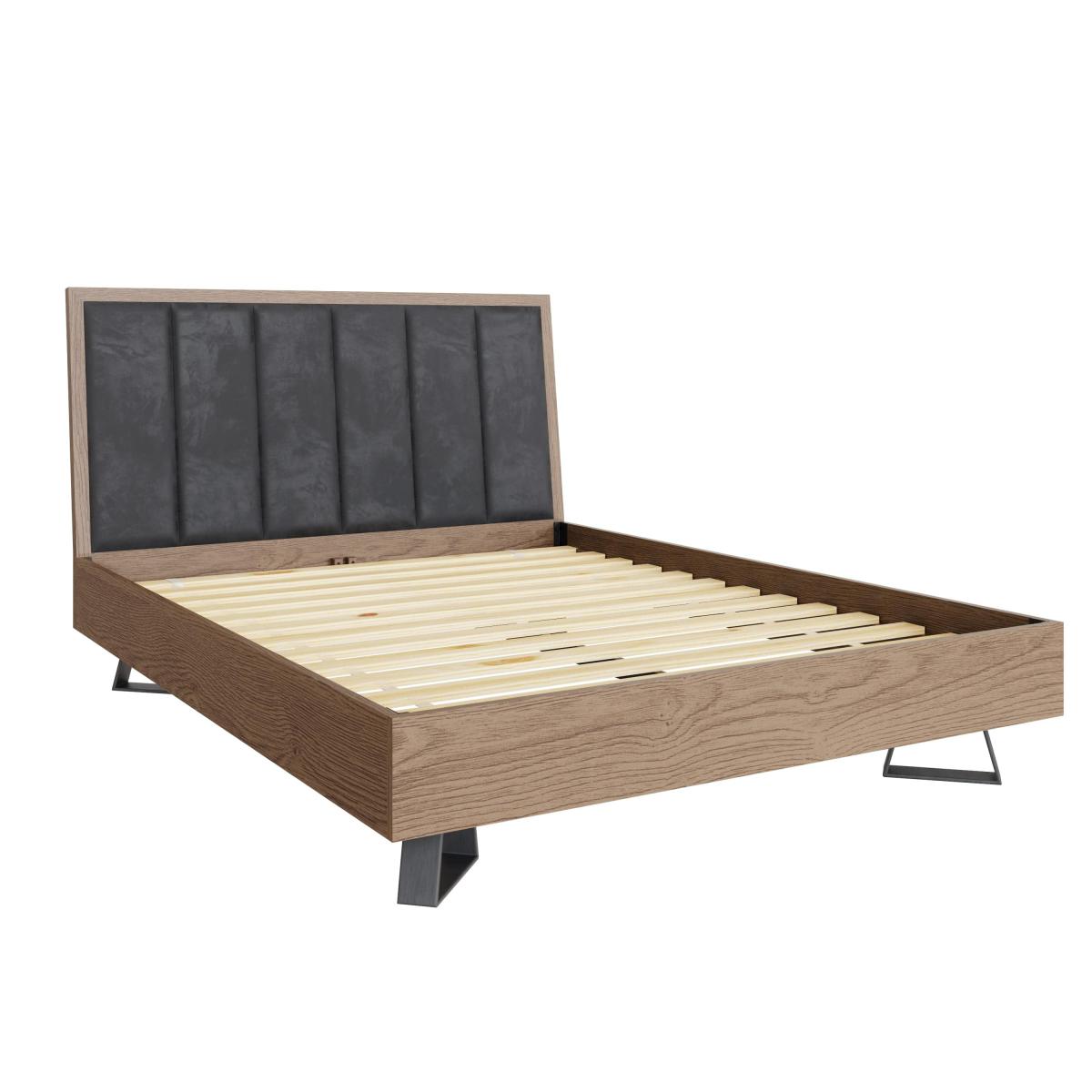 Industrial Oak 5ft King Size Bed Frame – image 2
