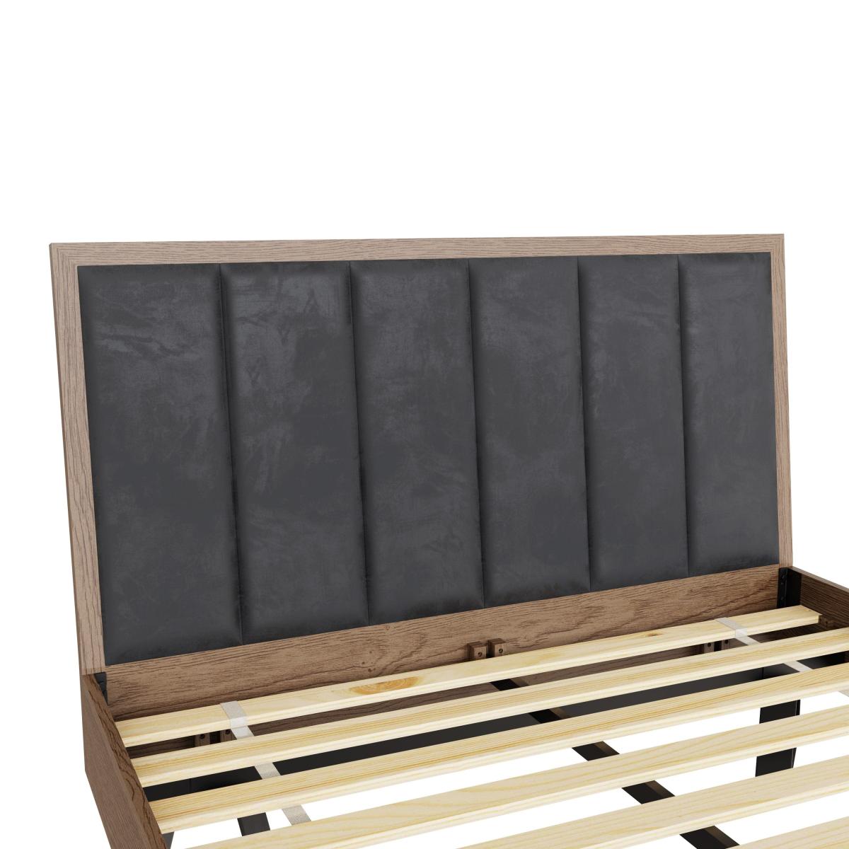 Industrial Oak 5ft King Size Bed Frame – image 3