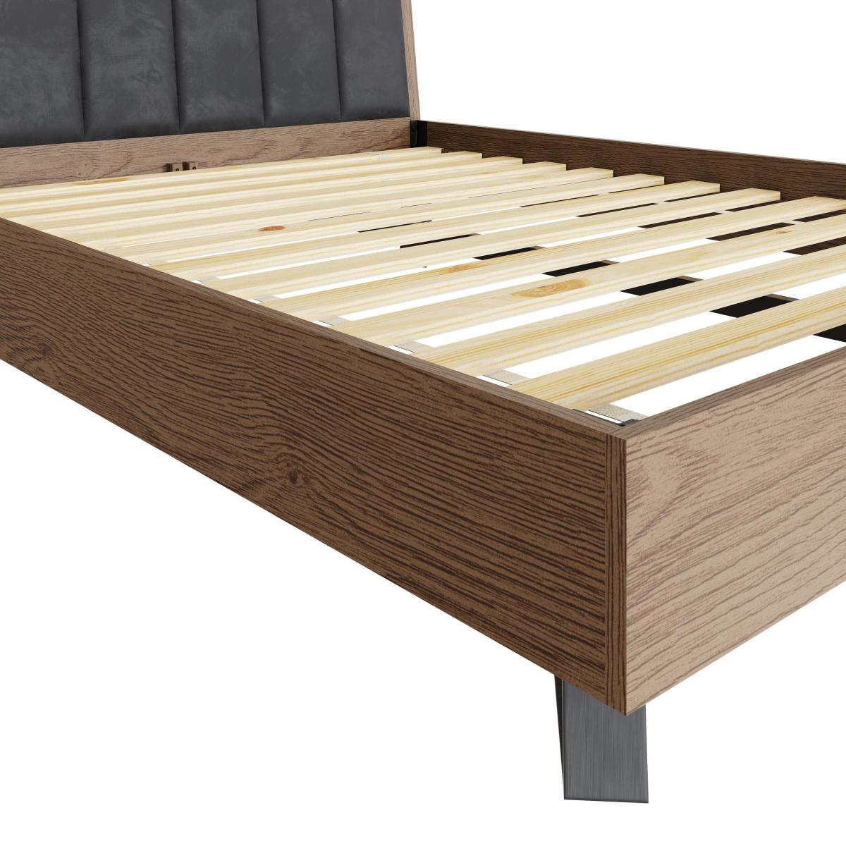 Industrial Oak 5ft King Size Bed Frame – image 5