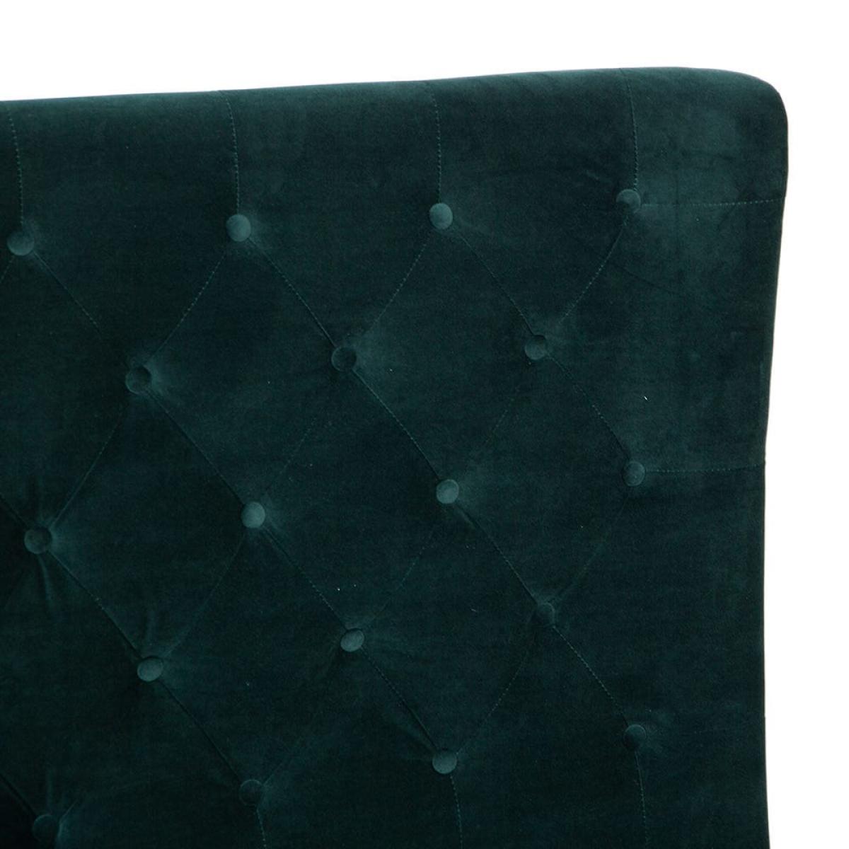 Chelsea End Lift Ottoman King Size Bed Frame Bottle Green Velvet – image 10