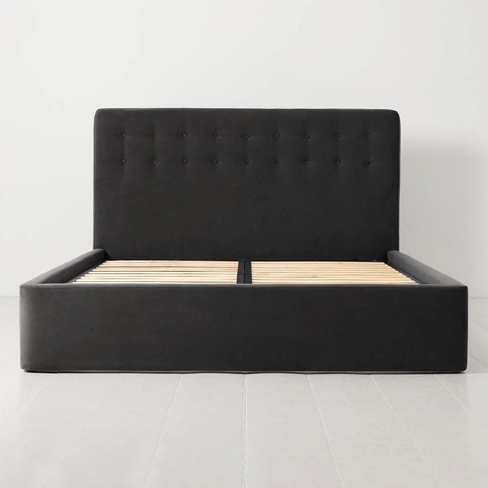 Swyft Bed 01 Charcoal Velvet Bed in a Box - King – image 1