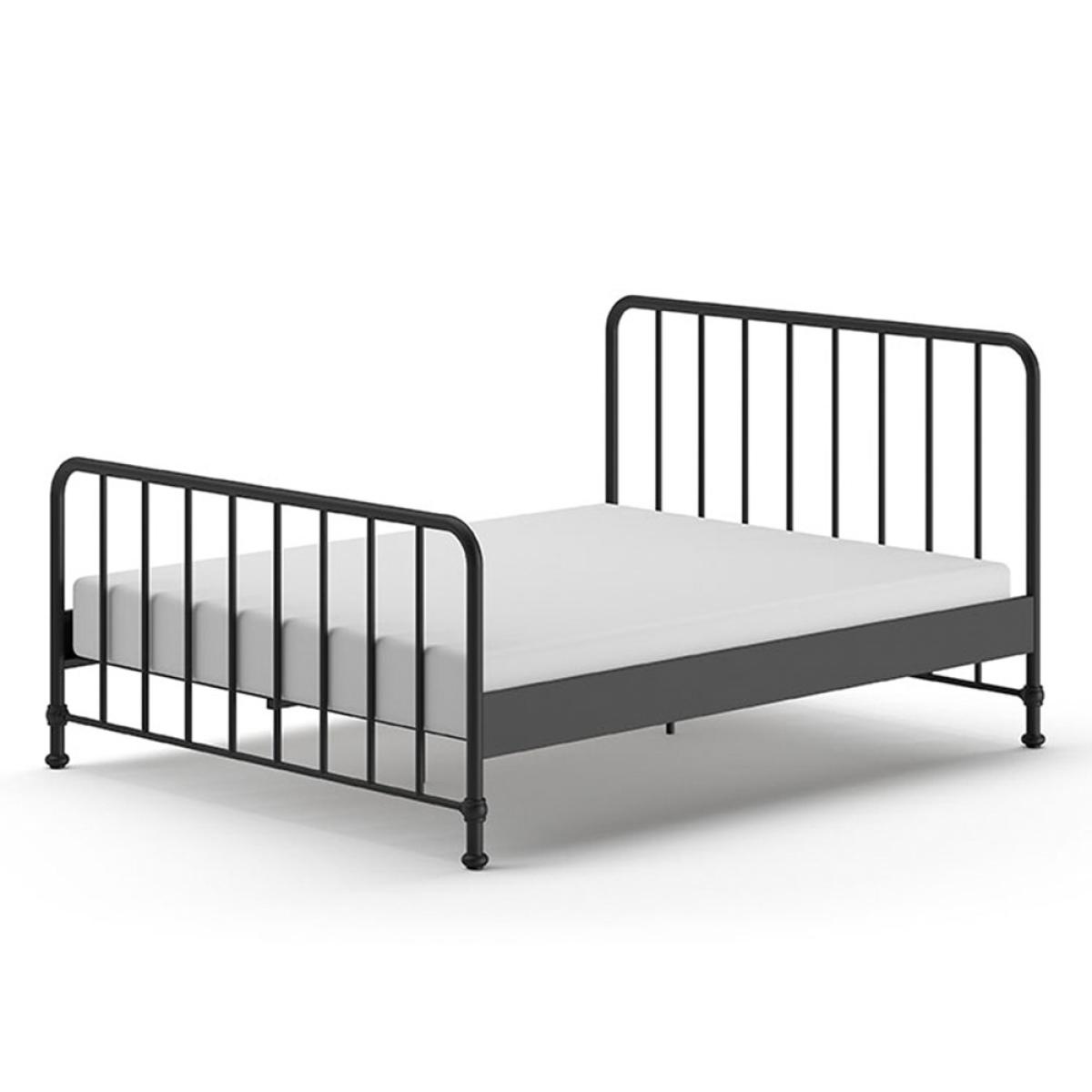 Vipack Bronxx Metal Kingsize Bed - White – image 2
