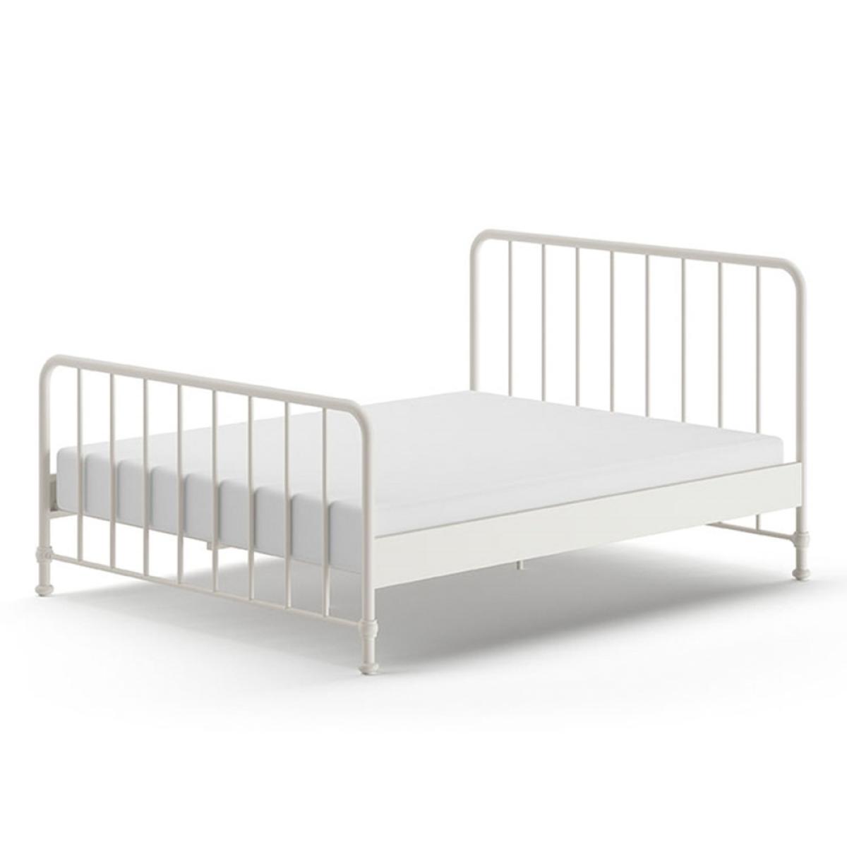 Vipack Bronxx Metal Kingsize Bed - White – image 3