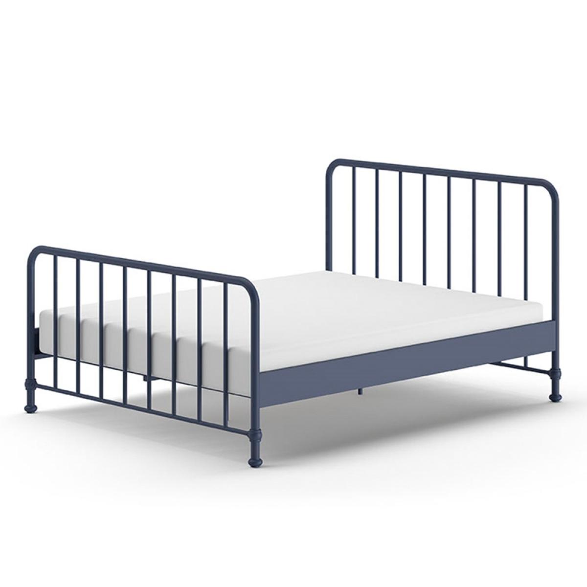 Vipack Bronxx Metal Kingsize Bed - White – image 4