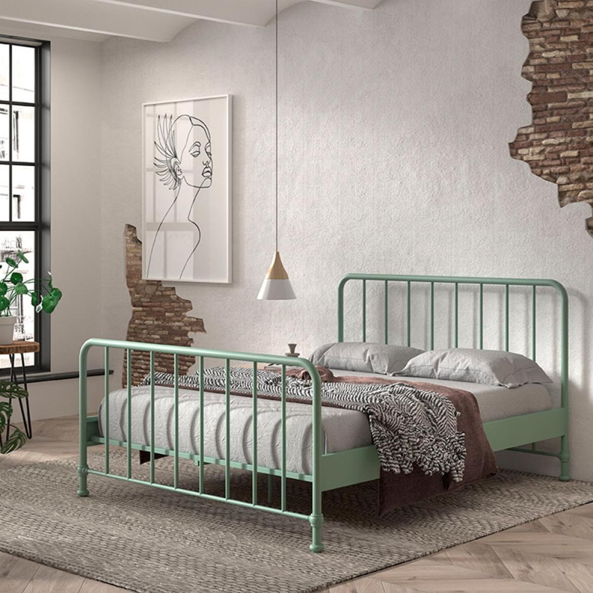 Vipack Bronxx Metal Kingsize Bed - White – image 9