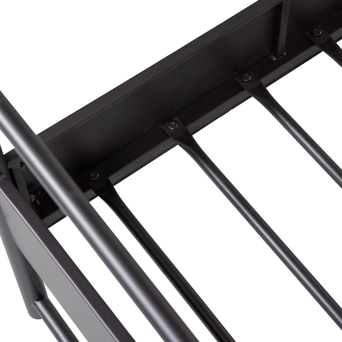 Woood Kingsize Black Metal Four Poster Bed – image 6