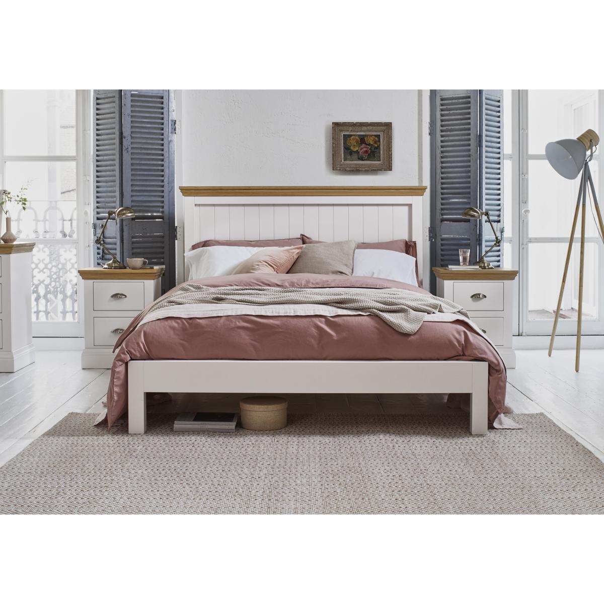Ottaway Panel Bed Frame - King Size - Grey – image 2